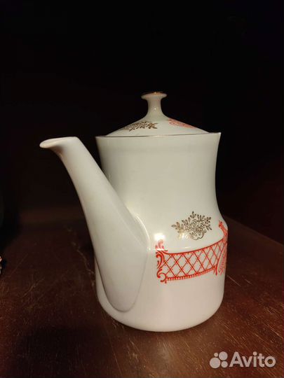 Чайник заварочный и молочник чсср Богемия