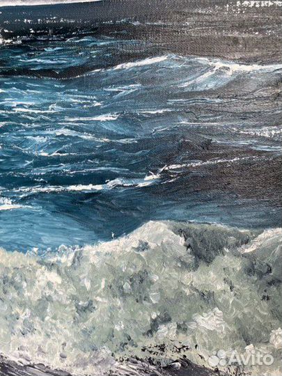 Интерьерная картина маслом на холсте «Море»