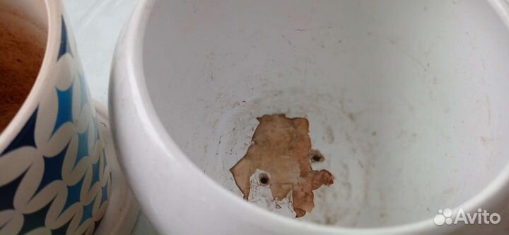 Керамические горшки для цветов бу