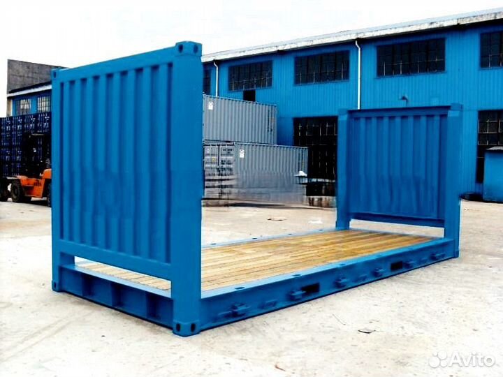 Сухогрузный, морской контейнер 20 футов, 20 Flatrack Container