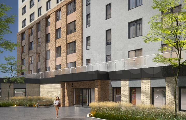 2-к. квартира, 57 м², 6/23 эт.