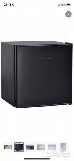 Минихолодильник Nofdfrost NR506B, черный