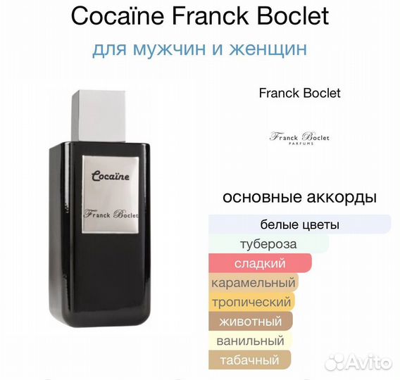 Духи унисекс cocaine