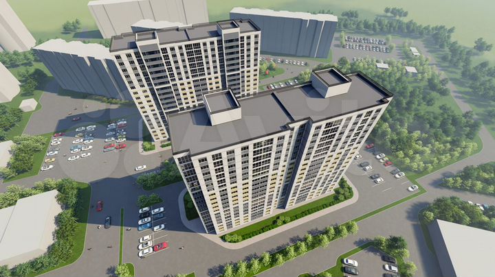 2-к. квартира, 66,9 м², 10/18 эт.