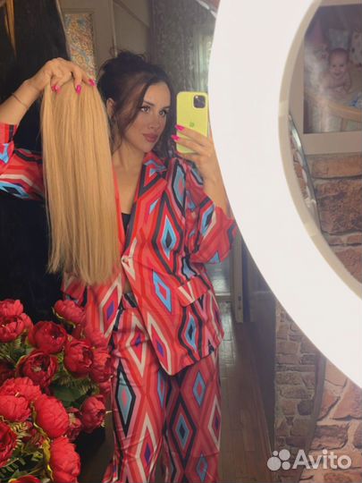 Волосы русые 60 см