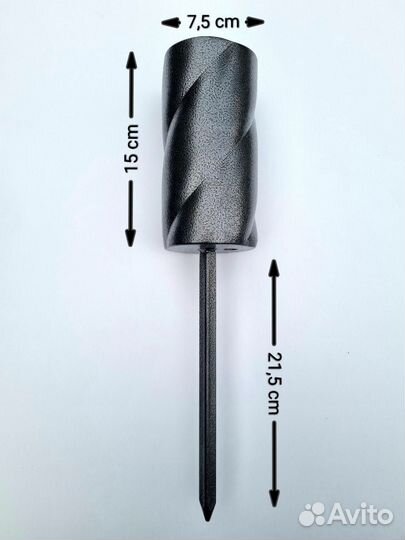 Ваза ритуальная для цветов металлическая