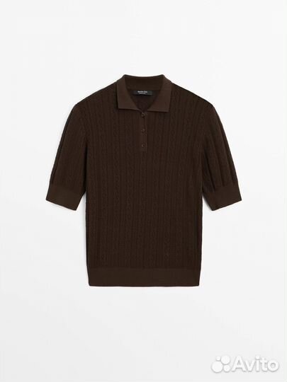 Трикотажное поло Massimo Dutti