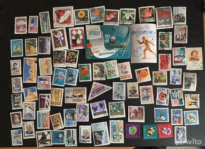 Почтовые марки СССР гашеные