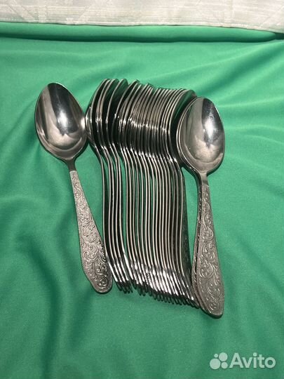 Ложки новые десертные / столовые нержавейка СССР