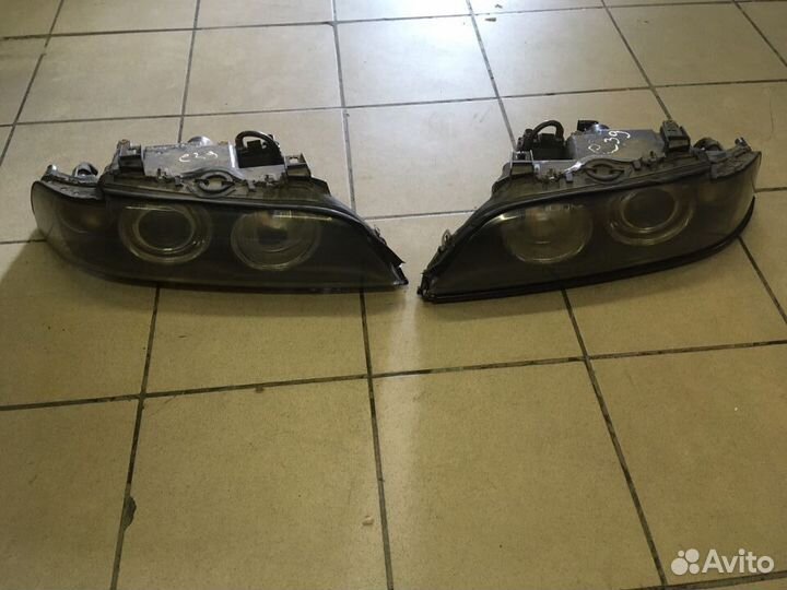 Фара правая и левая ксенон бмв 5 серия е39 рестайл