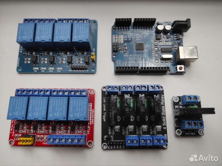 Модули DS3231, реле, UNO