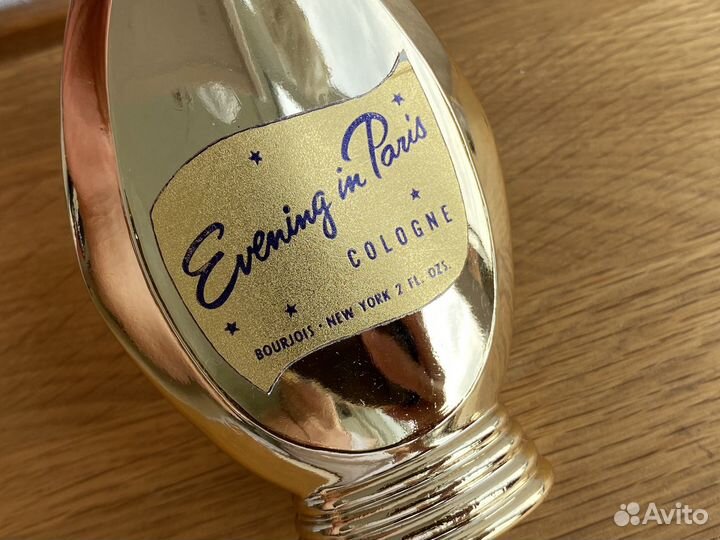 Evening in Paris Bourjois cologne 60мл винтаж