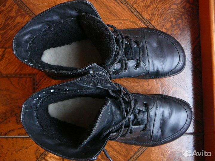 Ботинки кожаные 