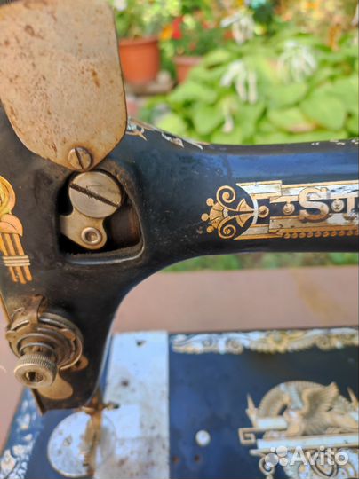 Швейная машинка зингер ножная старинная