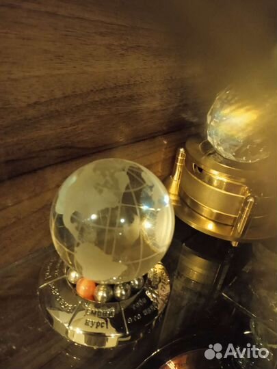 Глобус хрусталь сувенир, подарок