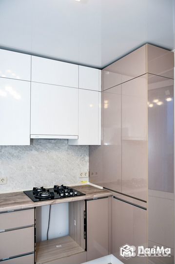 Кухня 126х170 с техникой под ключ от производителя