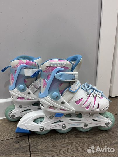 Коньки роликовые для девочки раздвижные 28-31
