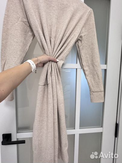 Платье теплое длинное 44