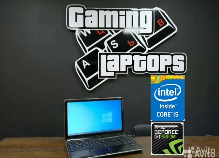 Игровой ноутбук i5 / 8Gb /GT630/SSD+HDD