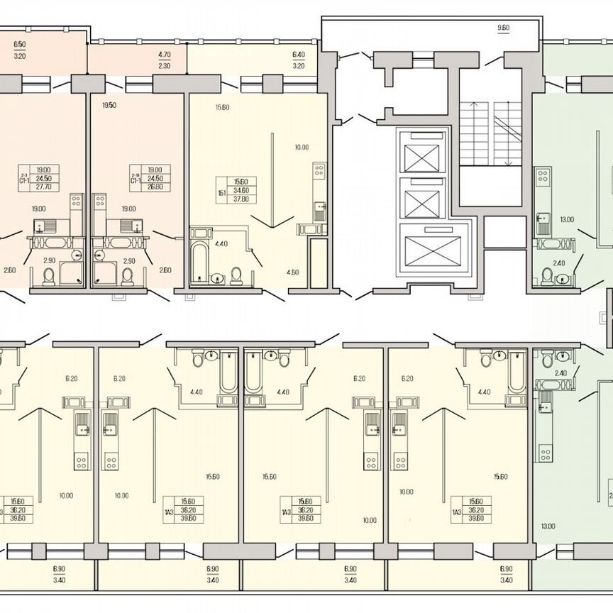 Квартира-студия, 27,6 м², 3/19 эт.