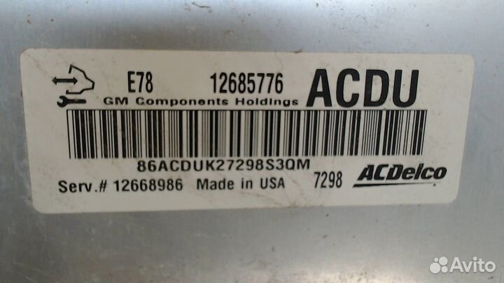 Блок управления двигателем Buick Encore, 2018