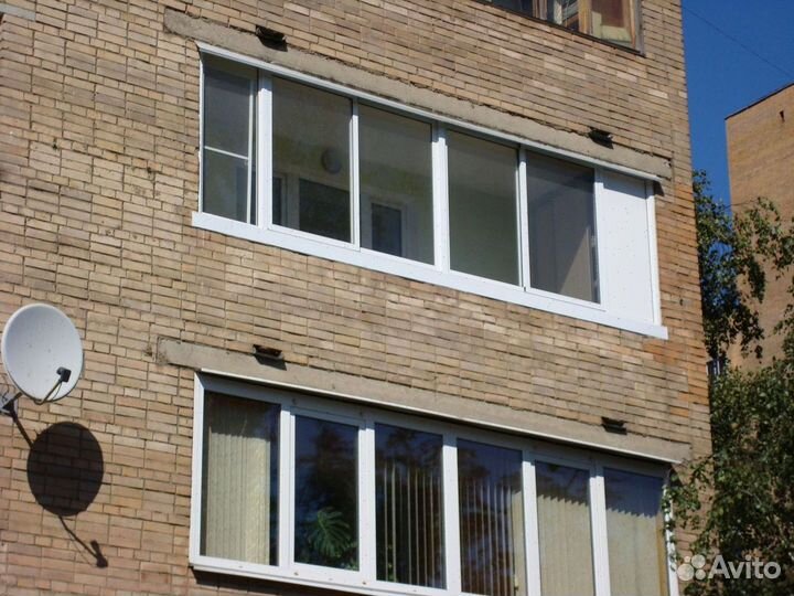 Балкон пластиковый под ключ