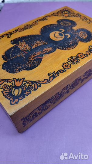 Шкатулка деревянная СССР