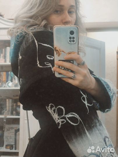 Зимнее шерстяное пальто