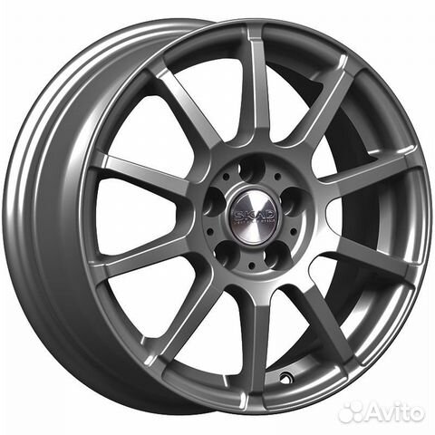 R15 4x100 6J ET45 D67,1 Скад Акита Графит