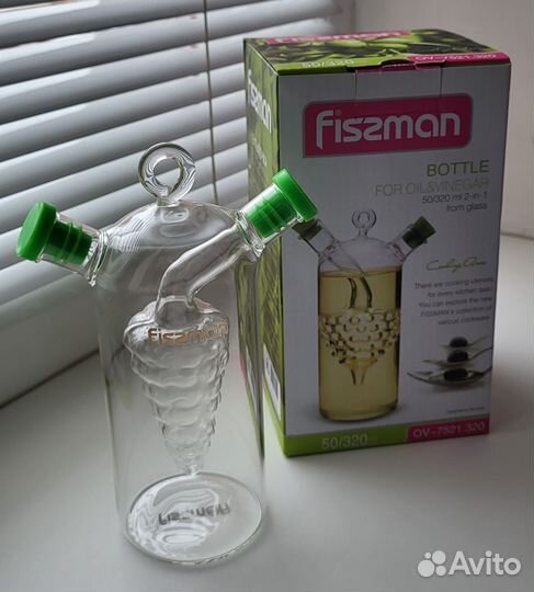 Бутылка Fissman для масла и уксуса новая