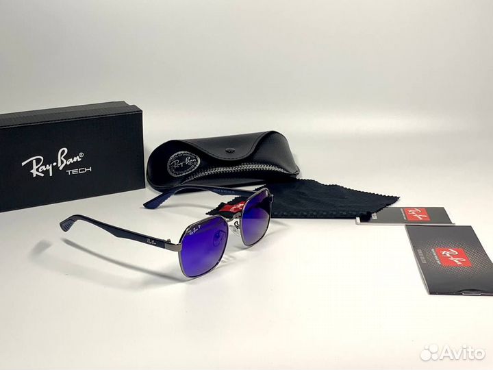 Очки Ray ban ferrari фиолетовые