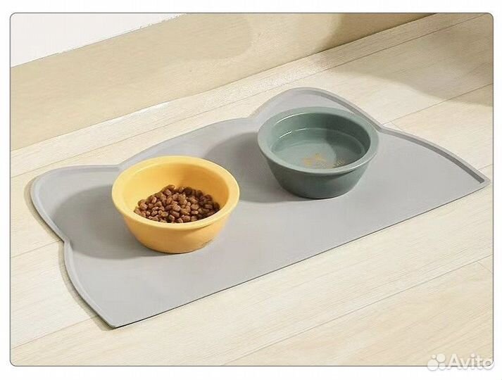 Коврик под миску силиконовый