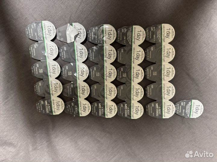 Линзы cooper vision one day for me -1.25