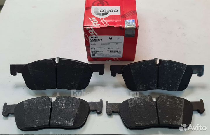 Колодки тормозные jaguar E-pace