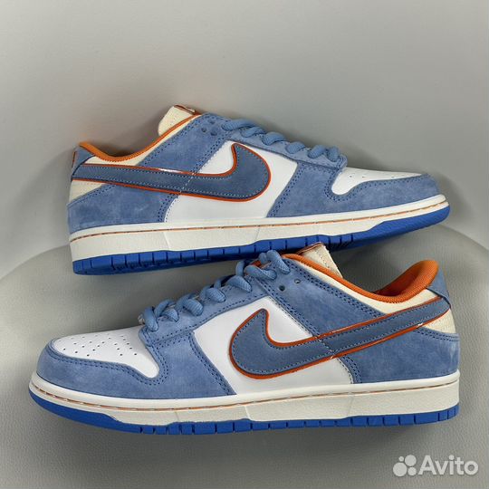 Кроссовки nike dunk low оранжевые голубые (41-44)