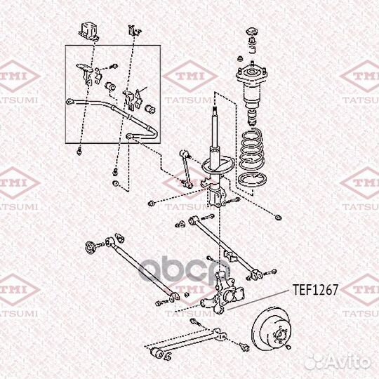 С/блок tatsumi lexus RX -07 TEF1267 tatsumi