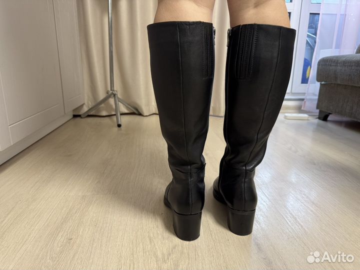 Сапоги женские 39 р-р натуральная кожа весна
