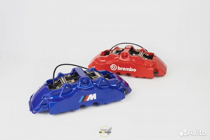 Супорты тормозные Brembo GT8 8 поршней пара тюнинг