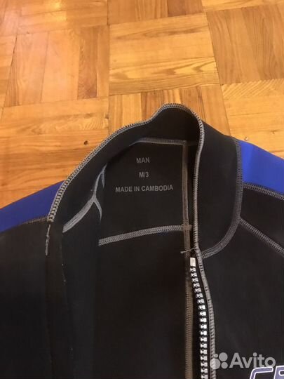 Гидрокостюм мужской 2 мм, размер М