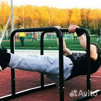 Брусья для отжиманий Хайлетсы белые