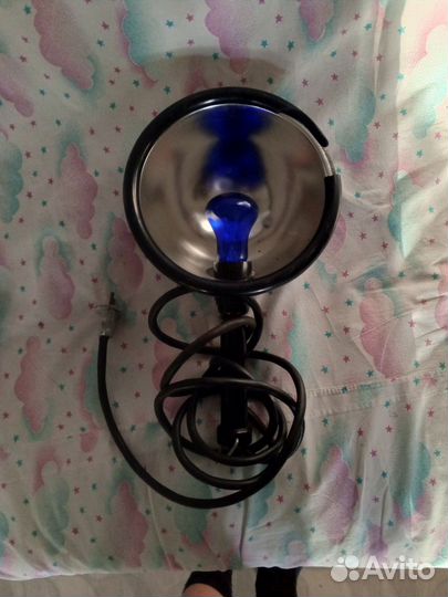 Синяя лампа для прогревания