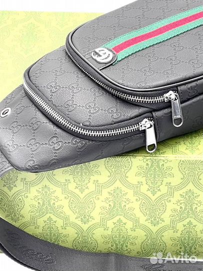 Сумка cucci кожаная