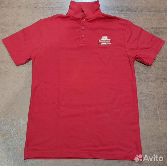 Поло Royal Mail Англии, красное, бу