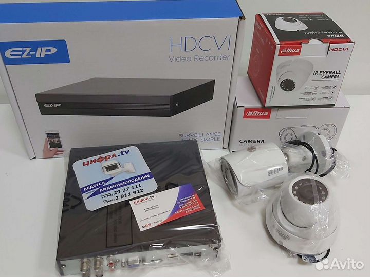 Комплект видеонаблюдения