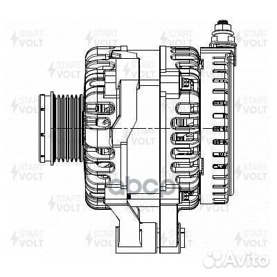 Генератор Chery Tiggo 8 (18) 2.0i 140A LG 2718