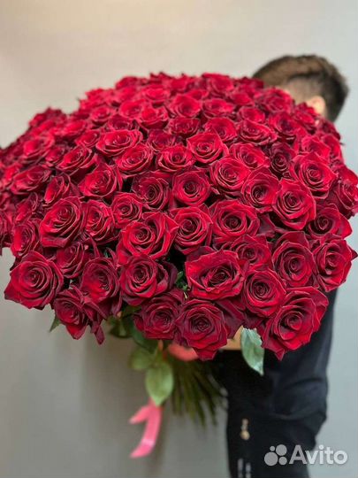 Метровые розы эквадор 25 51 101 роза