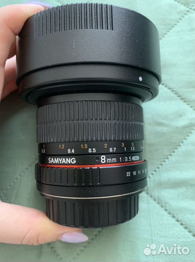 Объектив Samyang 8 mm fl/3.5 AS IF MC Fish- eye CS
