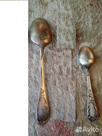 Столовые приборы мельхиор, мнц, СССР - 4 шт. -торг