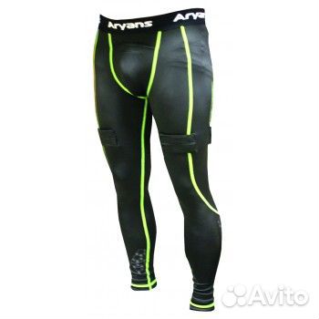 Брюки компрессионные хоккейные слипами и ракушкой