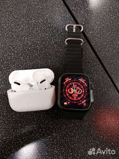 Apple watch 8 ultra + AirPods подарок